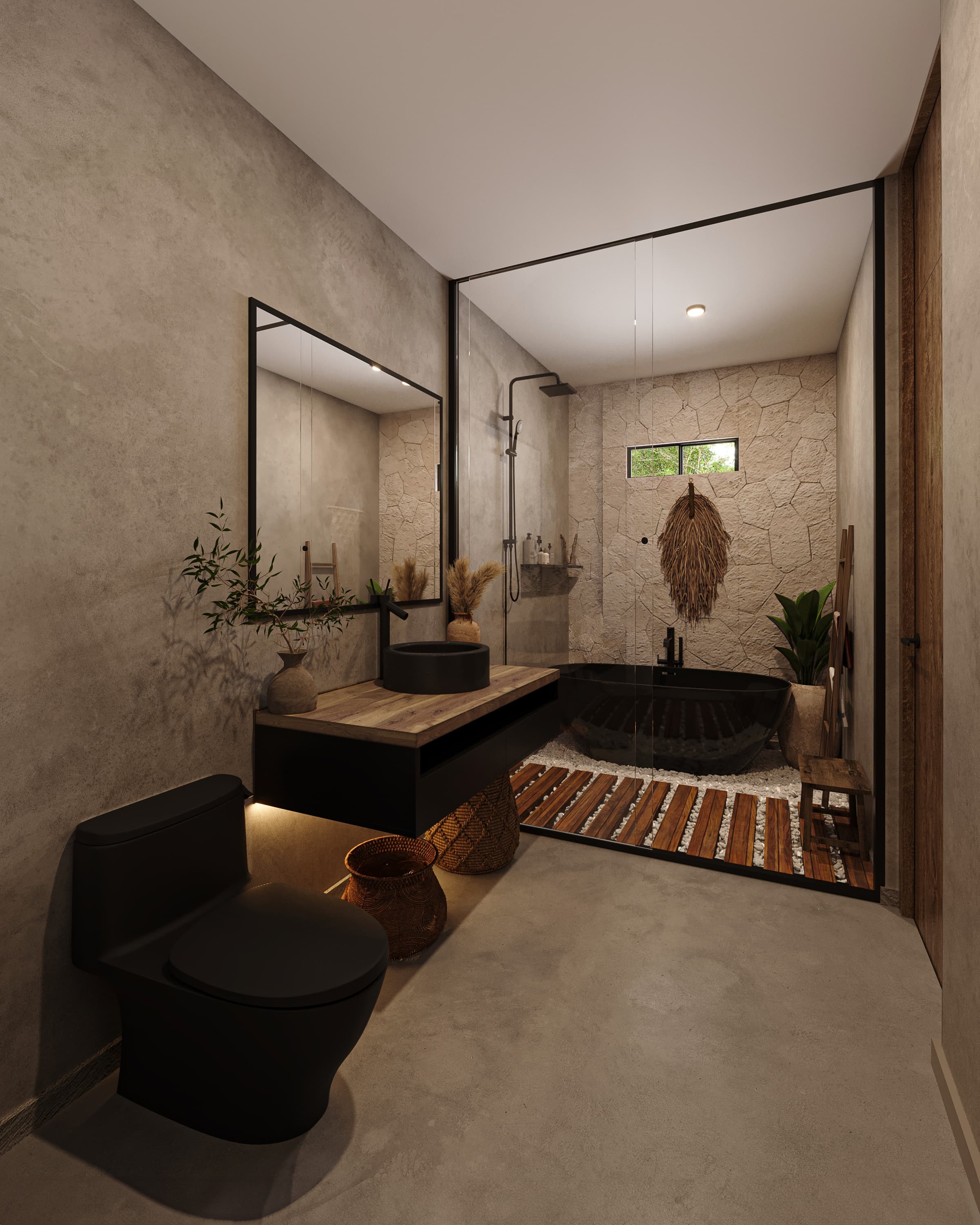 1 recámara — baño